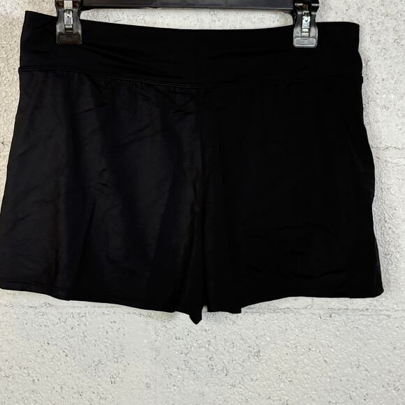Swim Solutions Pull-on Swim Shorts - Black 10 MSRP $56 - Picture 3 of 8